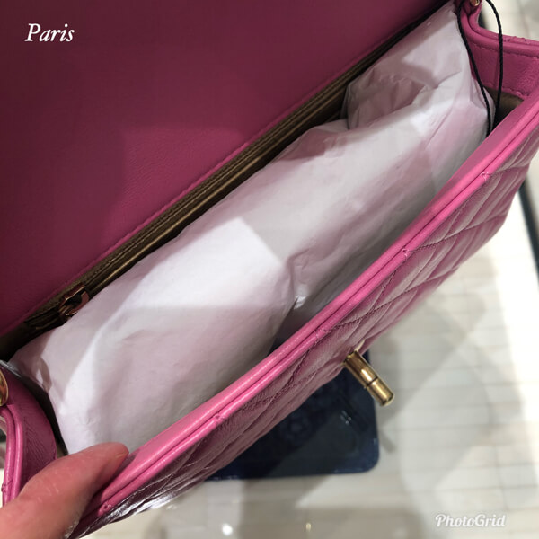 20SS!シャネルスーパーコピー大人可愛い フラップバッグ AS1787 ROSE G金具 (52637718)